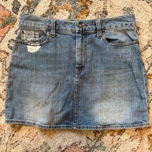 GAP Blue Denim Mini Skirt